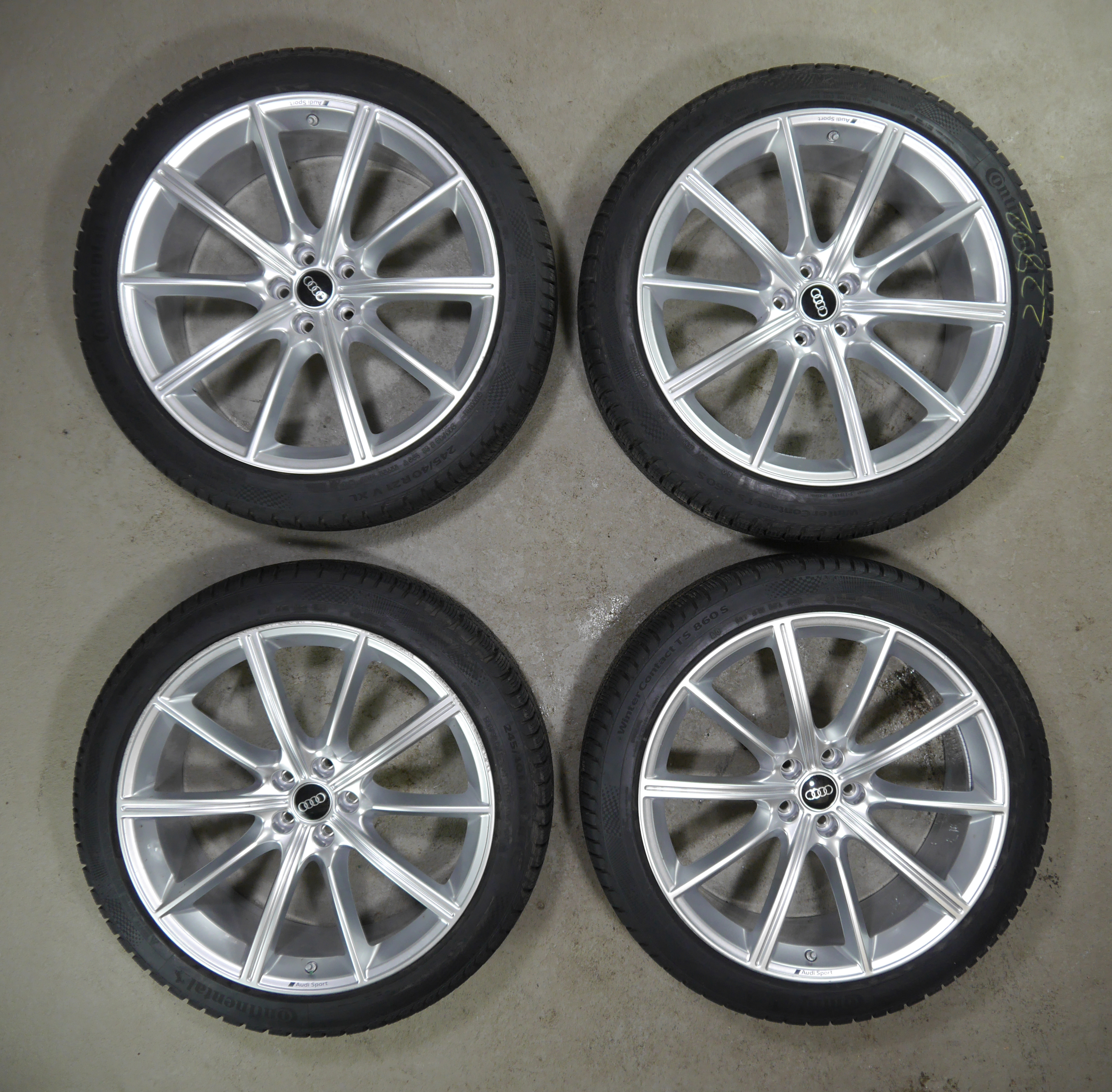 Audi A6 / RS6 Aluradsatz – Winter 245/40 R21 100V(AO) – 4K0601025AA mit RDKS Sensor