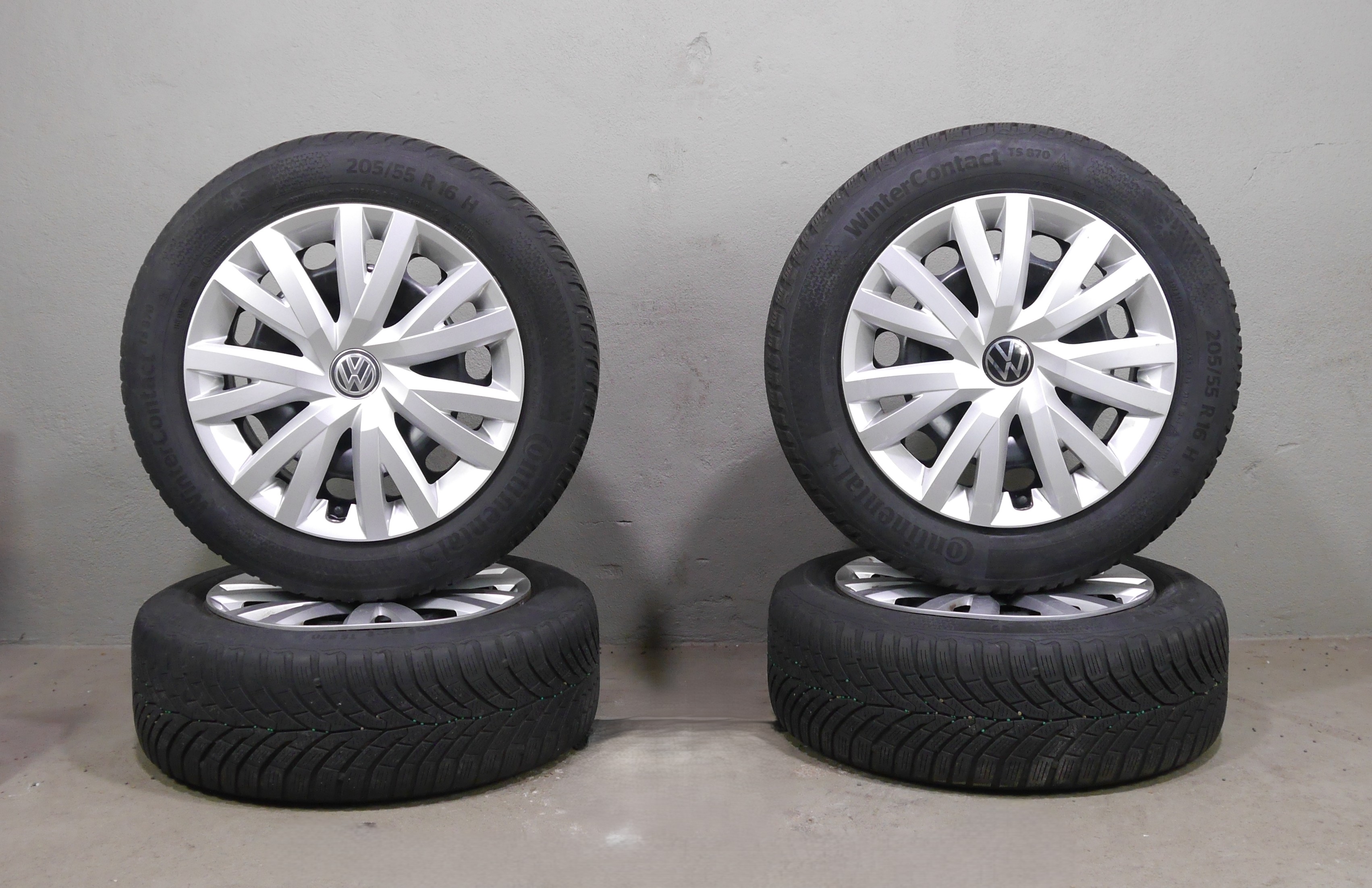 VW Golf Stahlradsatz – Winter 205/55 R16 91H – 5Q0601027BQ