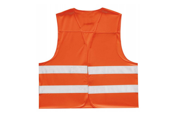 Warnweste-Orange-PETEXBAGJLVbXNCb7e Original Volkswagen Warnweste orange Silber Reflektoren für Erwachsene Z093066