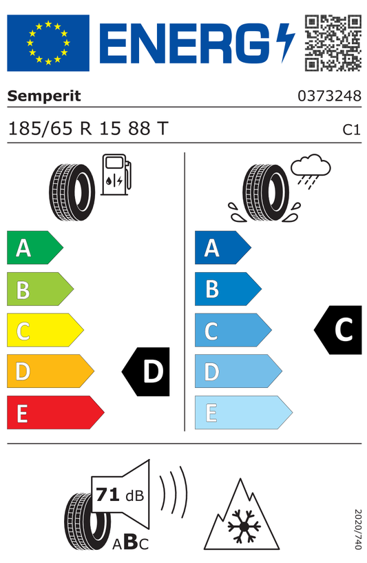 Seat Ibiza Stahlradsatz – Winter 185/65 R15 88T (AO) – 2Q0601027A/AC
