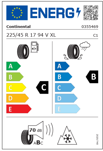 Seat Leon (5F) Aluradsatz – Winter 225/45 R17 94V – 5FA601025B