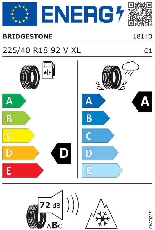 Audi A3/S3 Sportback (8Y) Aluradsatz – Winter 225/40 R18 92V (AO1) – 8Y0601025CE