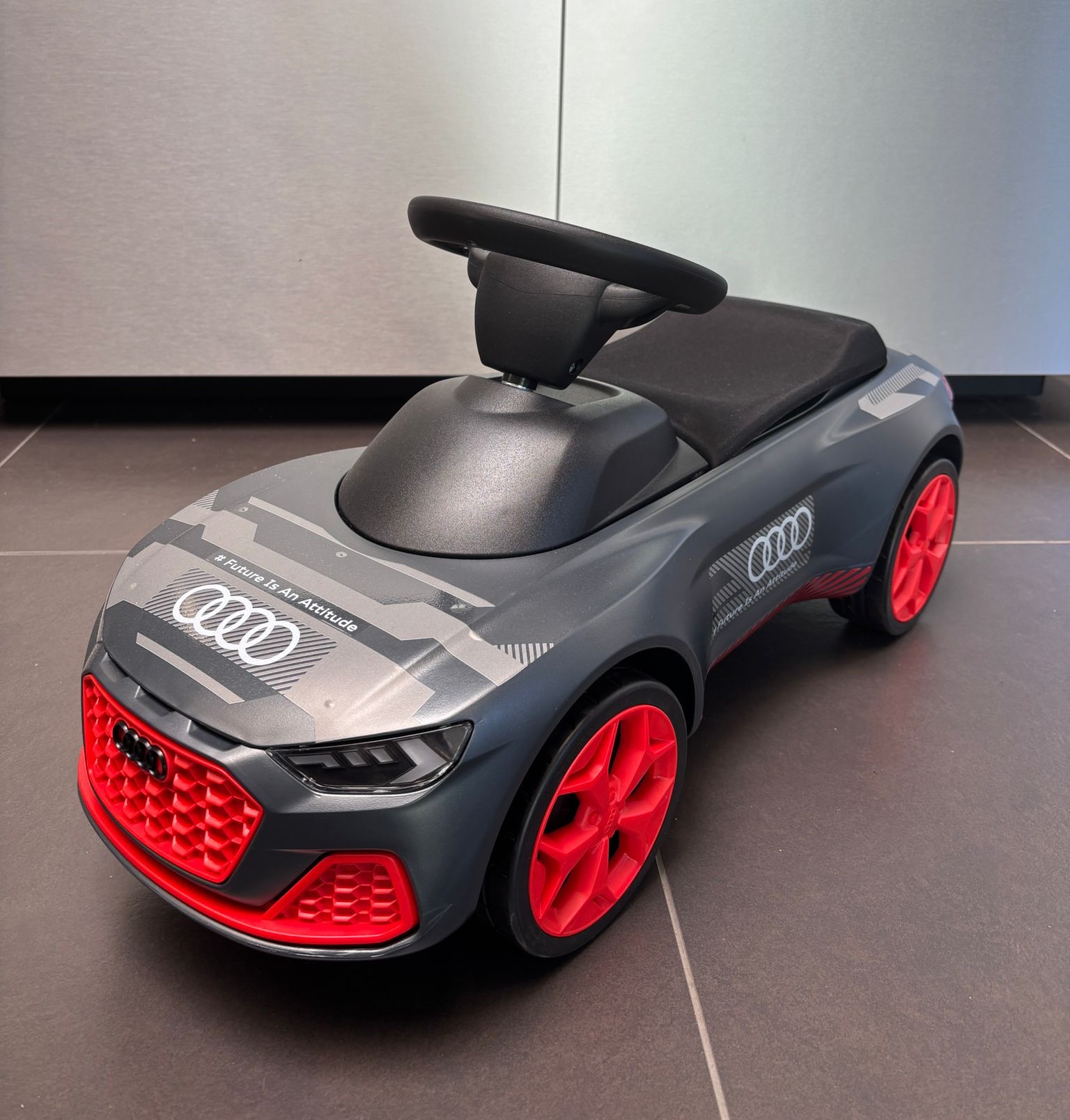 Audi Original Bobbycar Junior quattro RS Q, anthrazit C3202201000