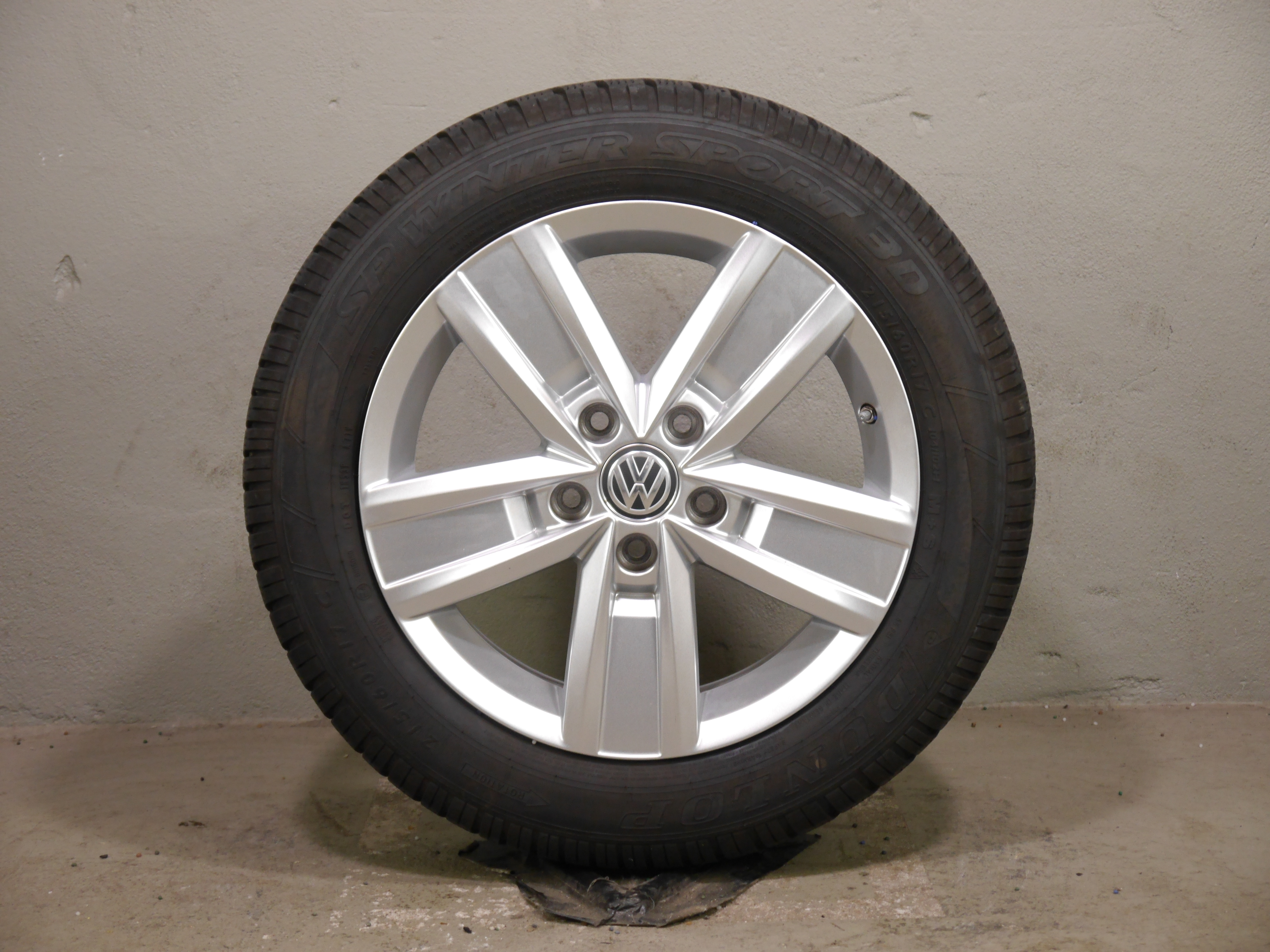 VW T5 T6 T6.1 Multivan Aluradsatz – Winter 215/60 R17 104/102H- 7E0601025AA RDKS