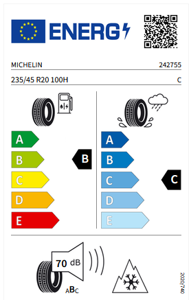 Audi A6 Sportback e-tron GH Aluradsatz – Winter 235/45 R20 100H - 265/40 R20 104H(AO) – 85E601025AR/AS
