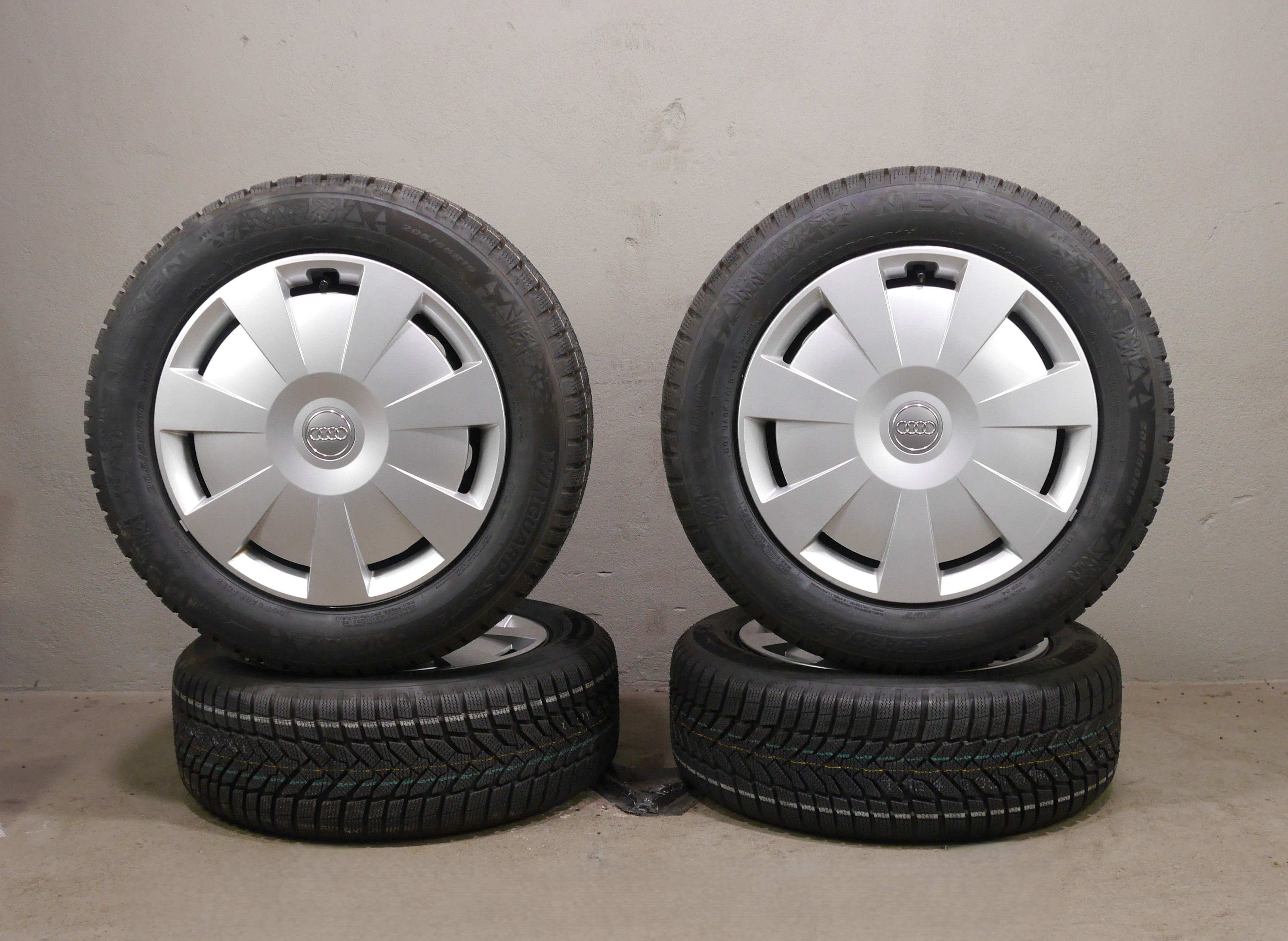 Audi A3 Sportback Stahlradsatz – Winter 205/55 R16 91H (AO) – 8V0601027A