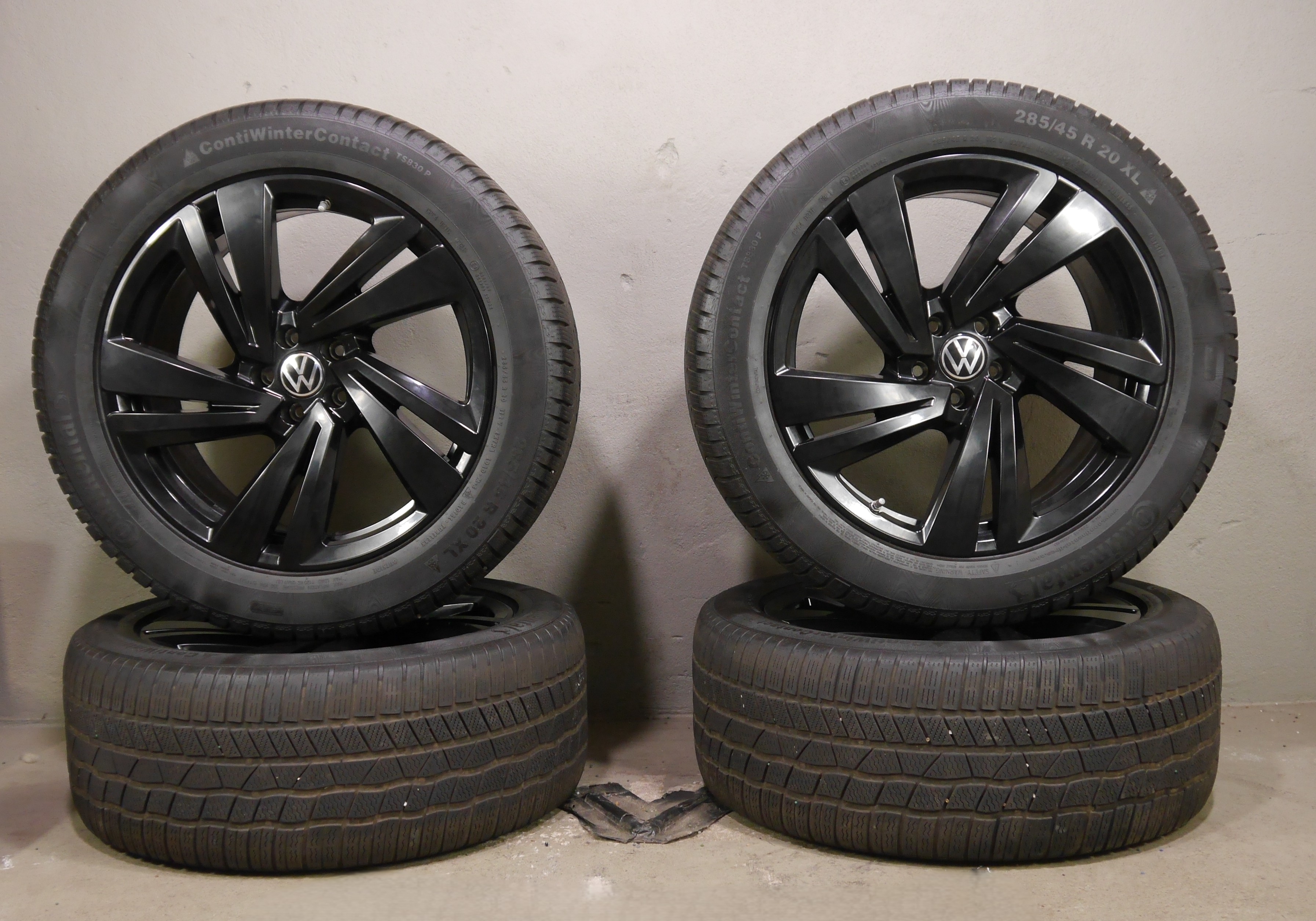 VW Touareg Aluradsatz – Winter 285/45 R20 112V – 760601025AA mit RDKS