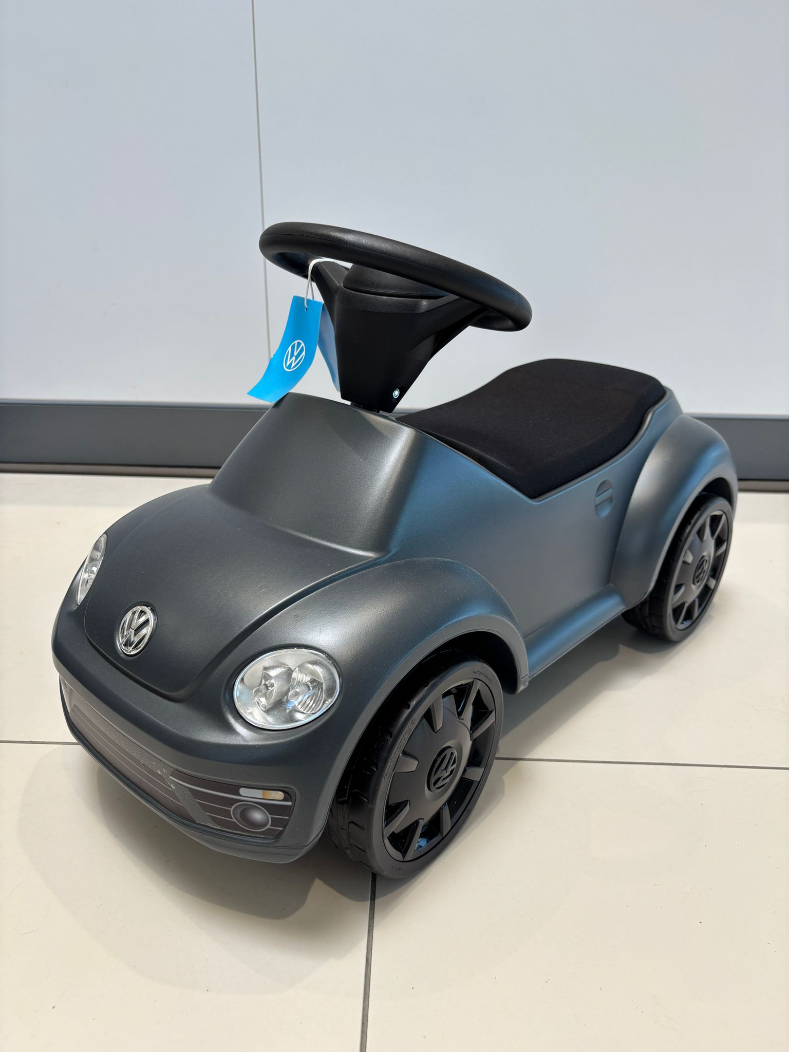 Original VW Kinderfahrzeug Beetle Bobbycar anthrazit 5C0087500B71N