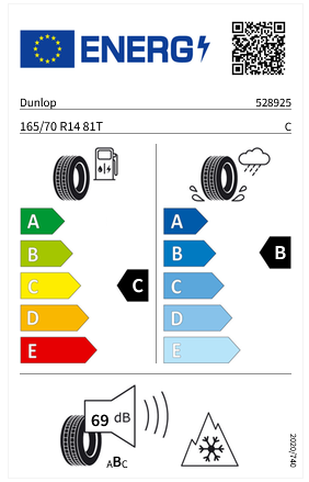 VW UP!  Stahlradsatz – Winter 165/70 R14 81T  – 1S0601027G/J