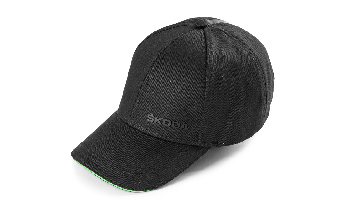 Skoda Unisex baseball cap black mit 3D ŠKODA logo Skoda Unisex baseball cap black mit 3D ŠKODA logo