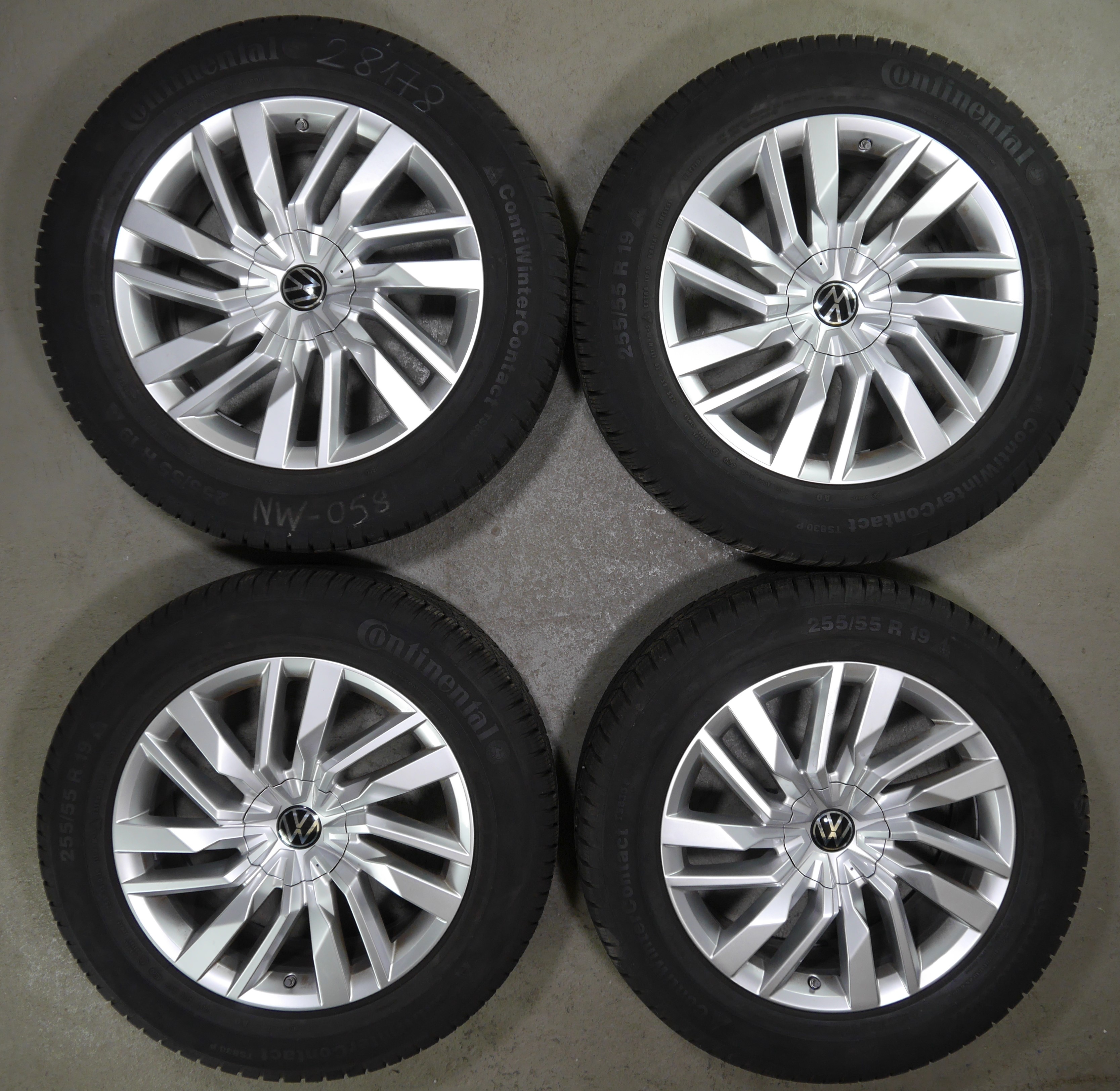 Volkswagen Touareg Aluradsatz – Winter 255/55 R19 111H – 760601025E - RDKS