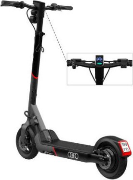 Audi electric kick scooter powered by Egret, 500 W, 20 km/h