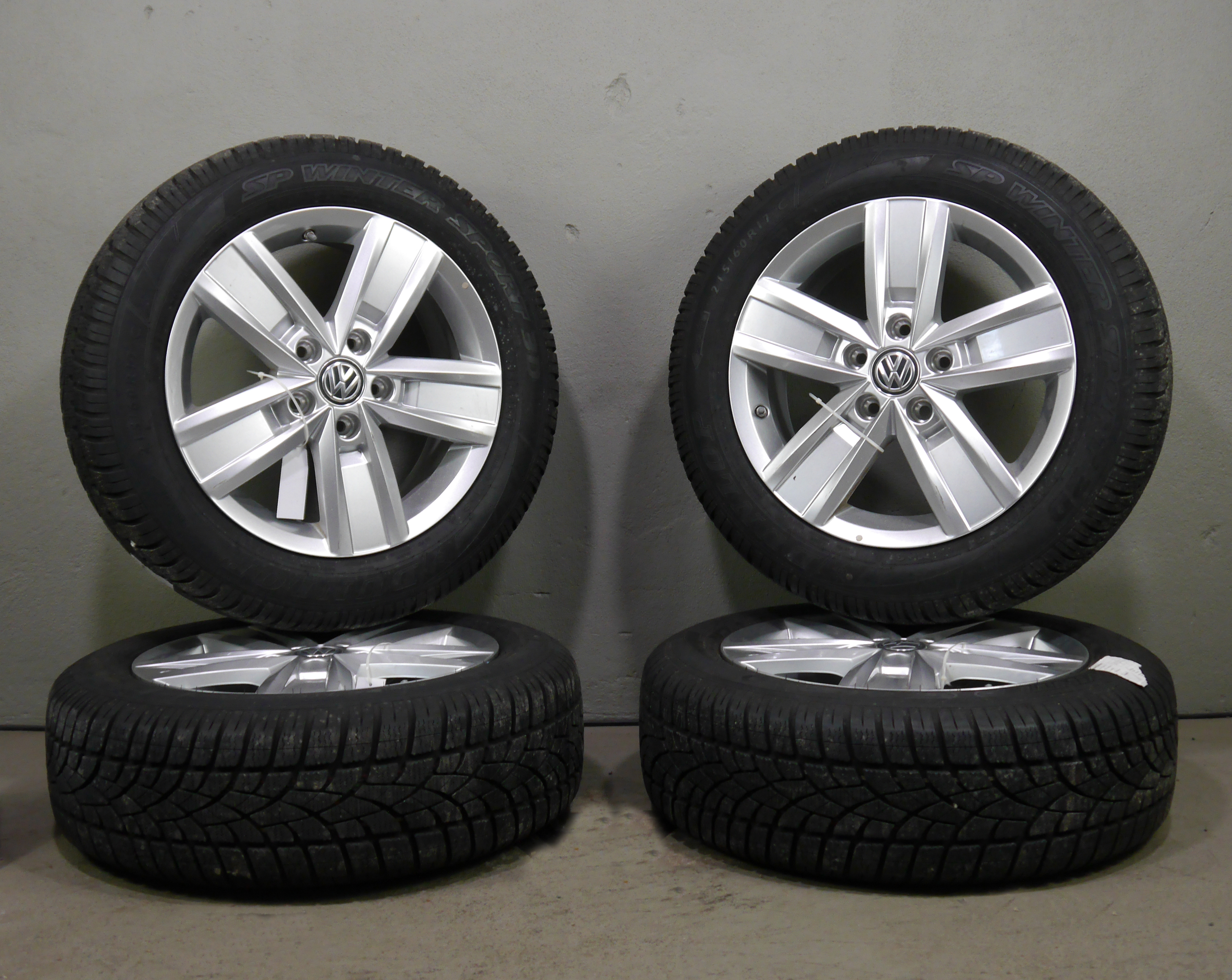Volkswagen T6 California Aluradsatz – Winter 215/60 R17 104/102H- 7E0601025AA RDKS 
