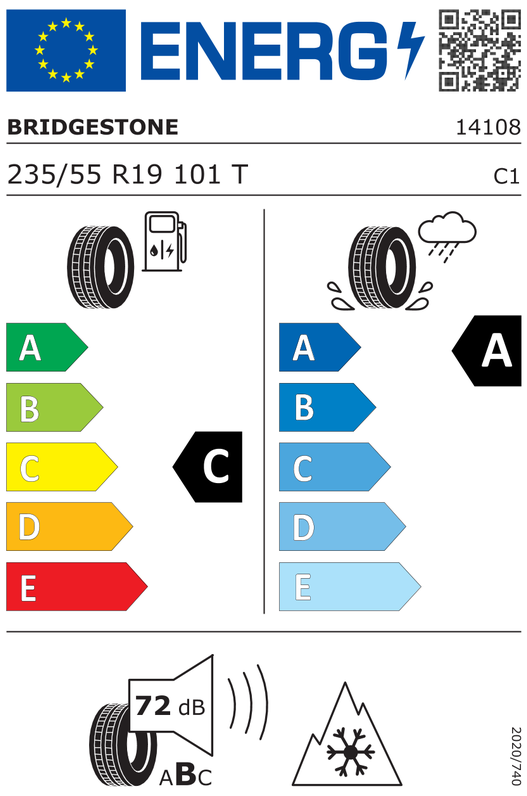 Audi Q4 Sportback e-tron (F4) Aluradsatz – Winter 235/55 R19 101T, 255/50 R19 103T 89A601025AM