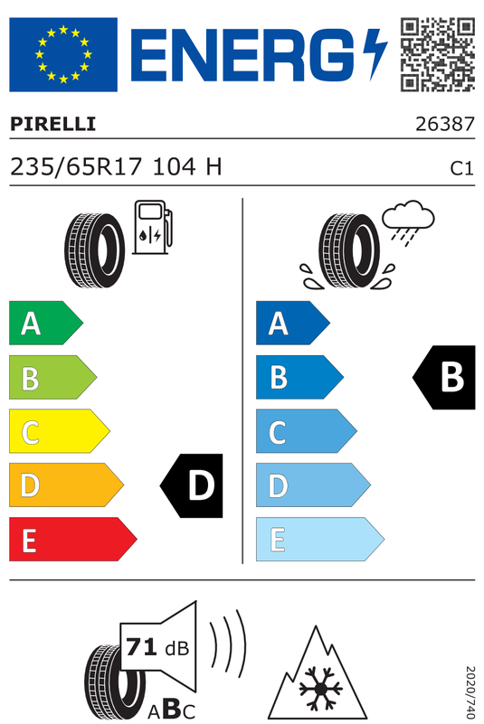 Audi Q5 (FY) Sportback Aluradsatz  – Winter 235/65 R17 104H (AO) – 80A601025J