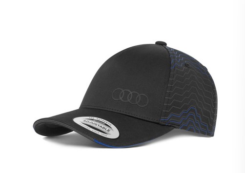 Audi Original Stylisches Baseballcap dunkelgrau/blau Ringe Unisex