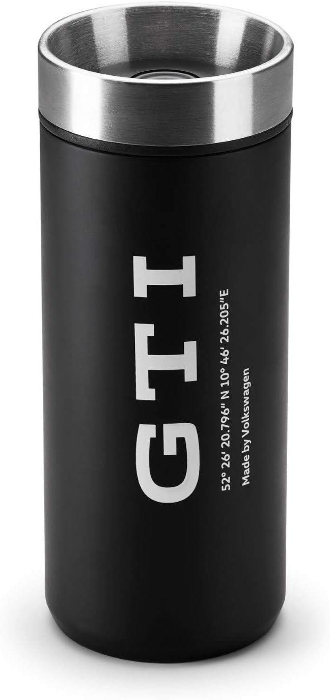 Thermobecher_GTI_Schwarz_5HV069604 Thermobecher Trinkbecher Isolierbecher im GTI Design 5HV069604