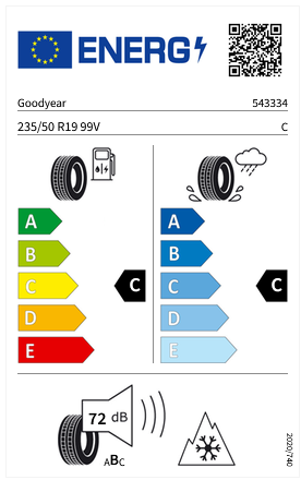 Audi Q3 Sportback (F3) Aluradsatz – Winter 235/50 R19 99V (AO) – 83A601025N