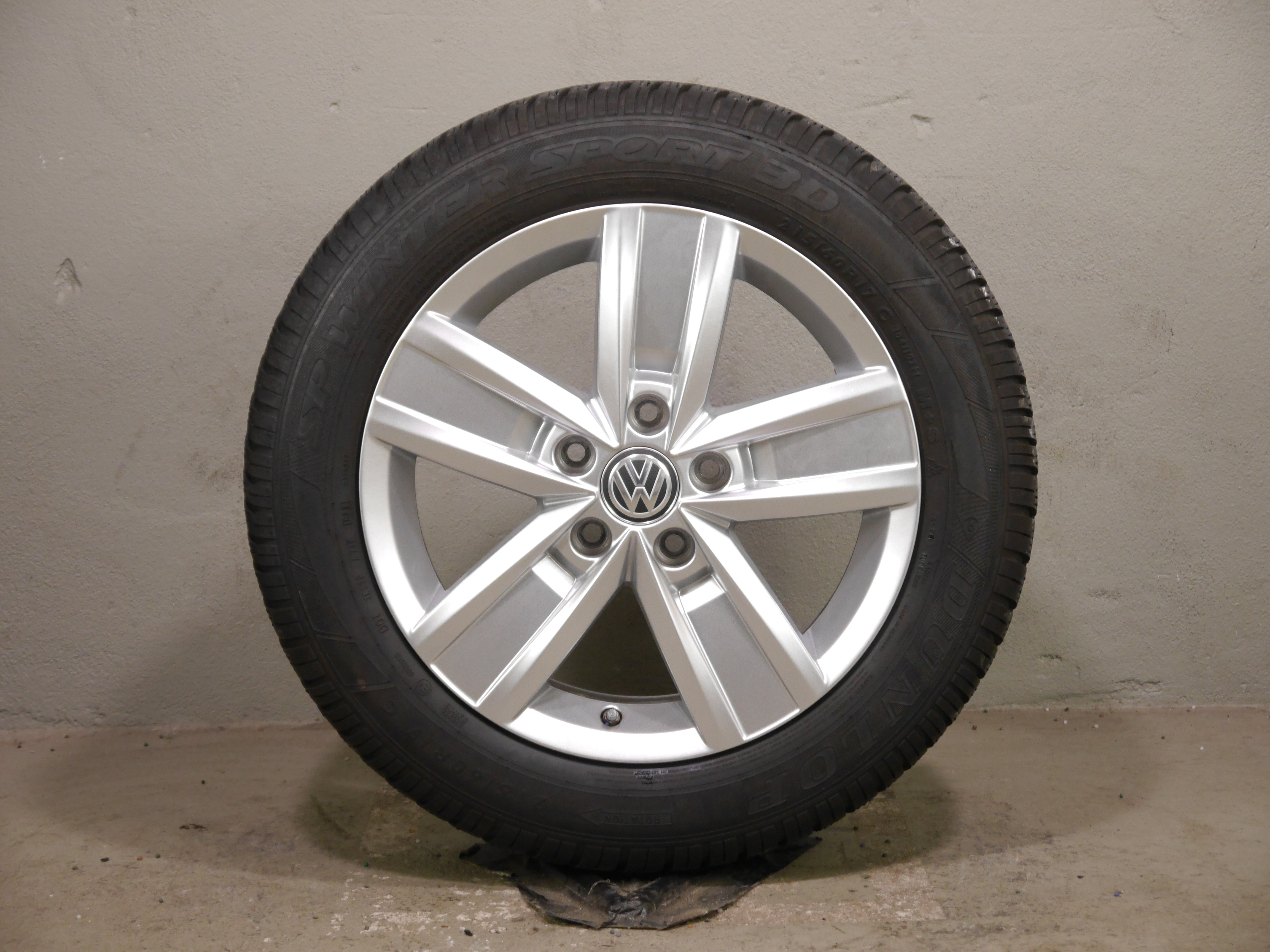 VW T5 T6 T6.1 Multivan Aluradsatz – Winter 215/60 R17 104/102H- 7E0601025AA RDKS