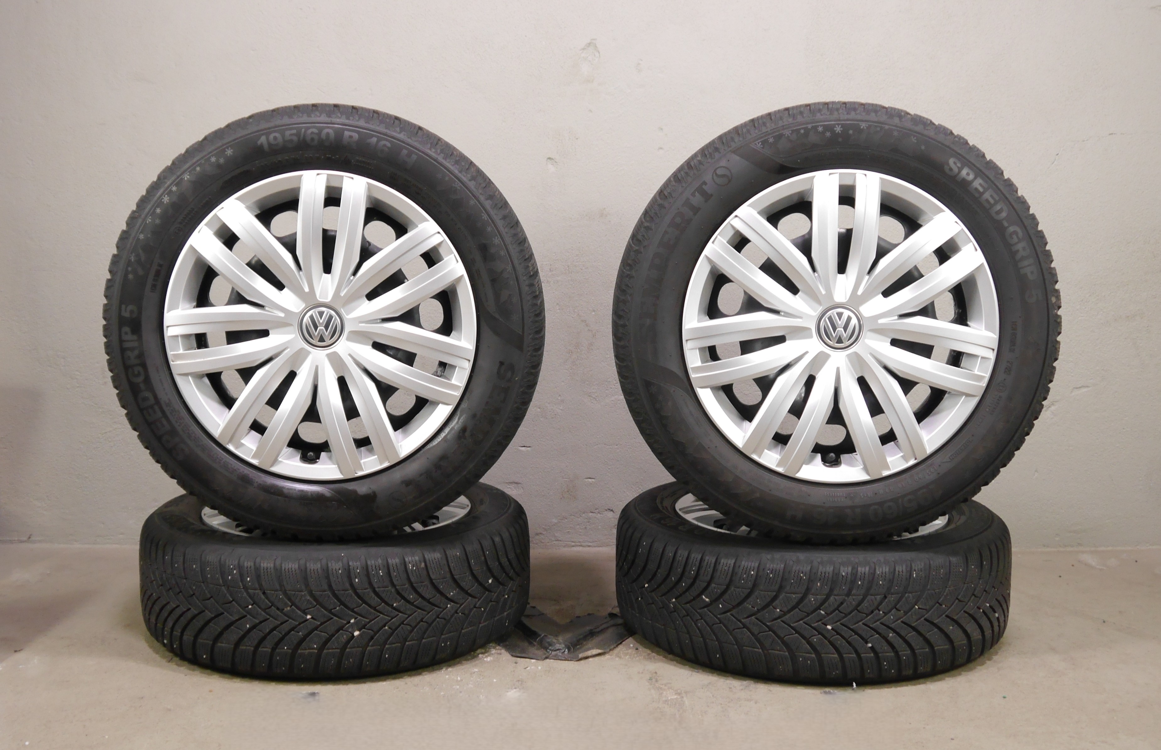 VW Taigo Stahlradsatz – Winter 195/60 R16 89H (AO) – 2Q0601027H/AE