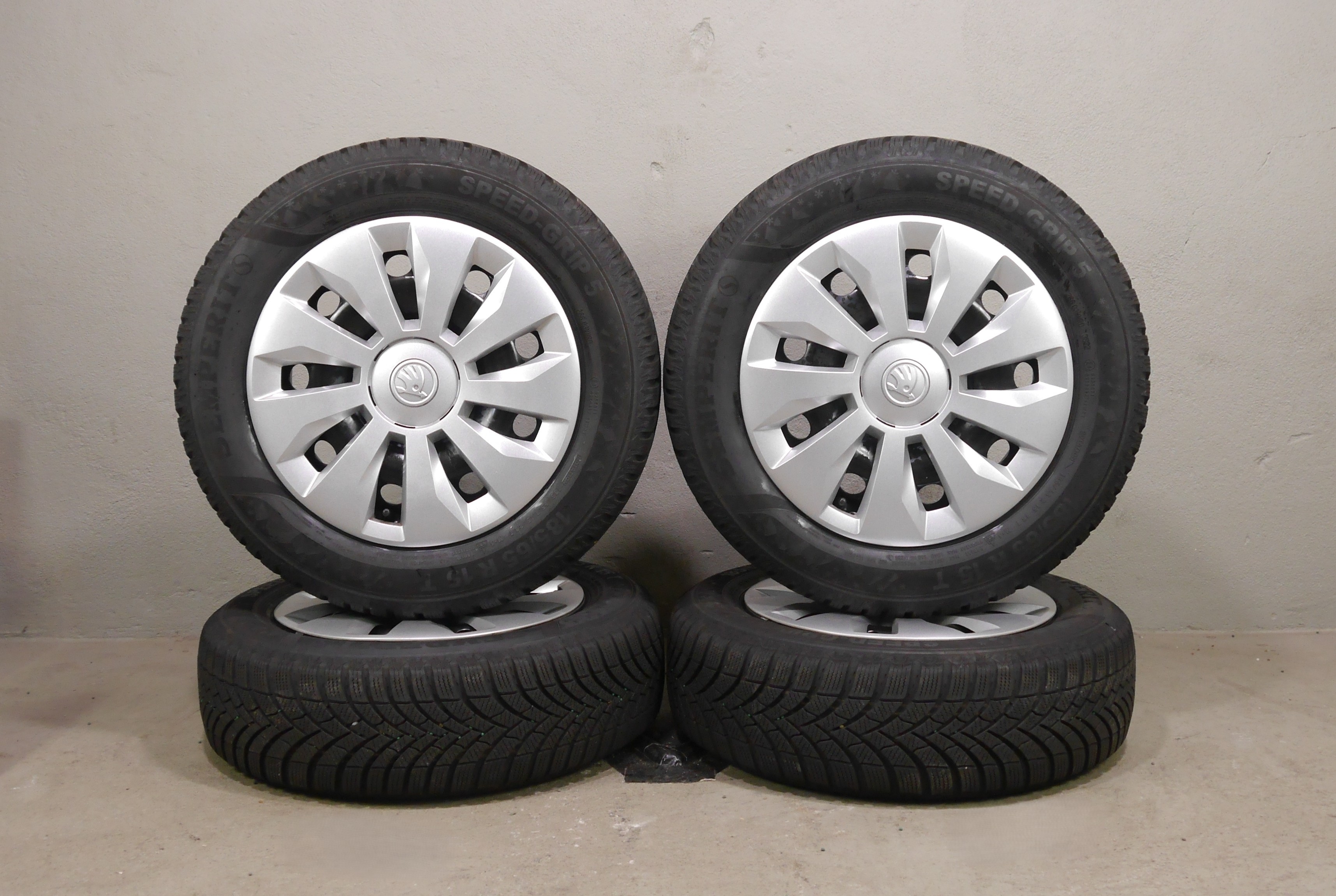 ŠKODA Fabia Stahlradsatz – Winter 185/65 R15 88T (AO) – 2Q0601027AG/AH