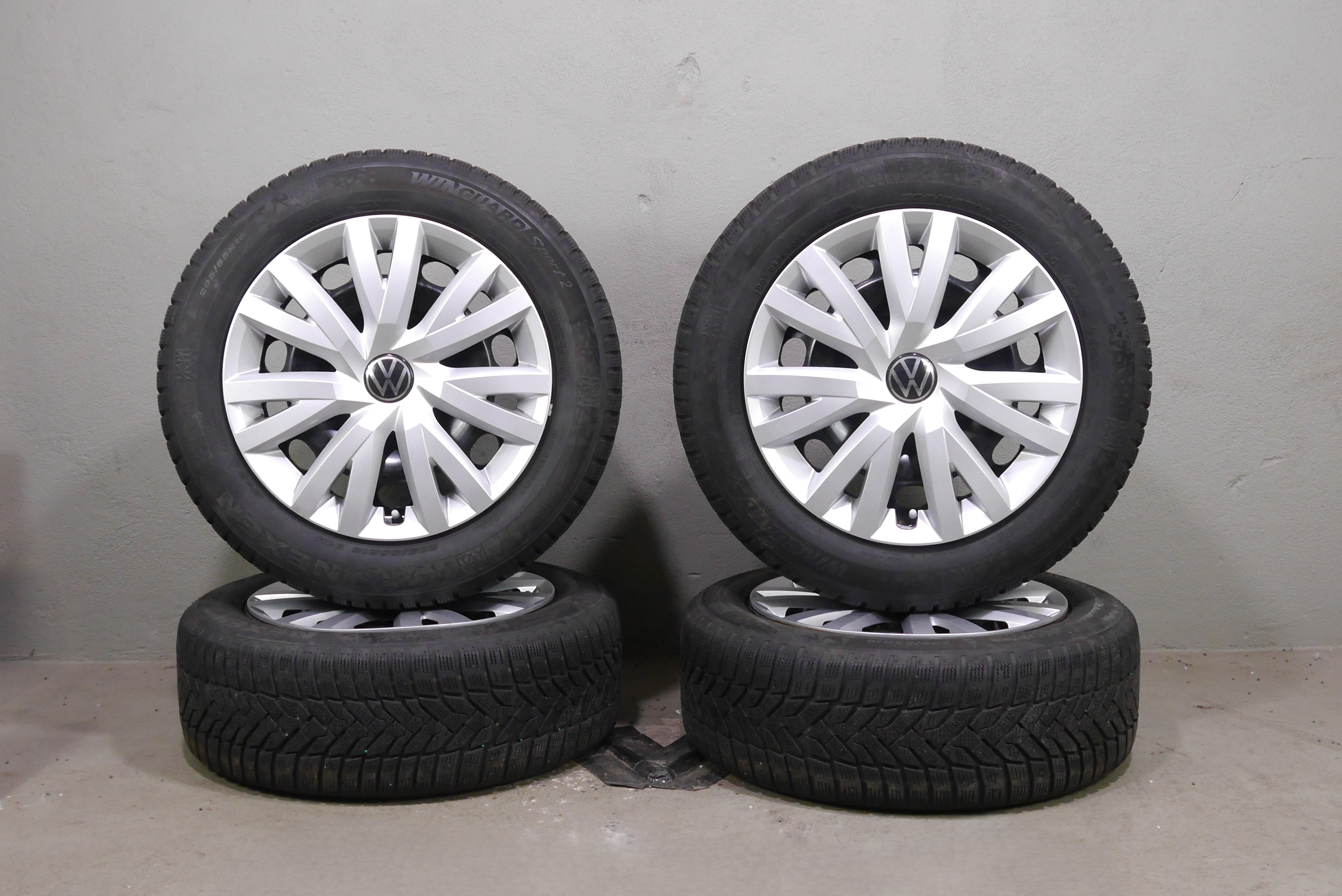VW Golf Stahlradsatz – Winter 205/55 R16 91H – 5Q0601027BQ