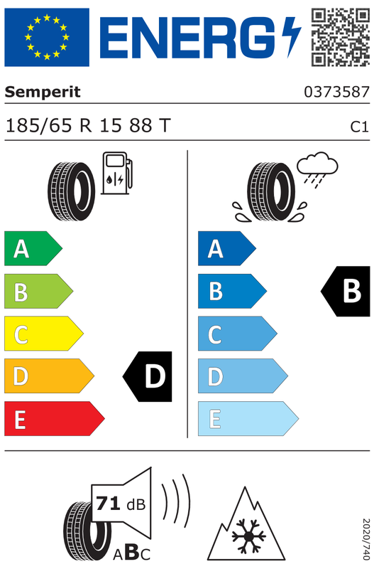 ŠKODA Fabia (PJ) / VW Polo (2G/AW)/ Seat Arona/ Seat Ibiza (6F) Stahlradsatz – Winter 185/65 R15 88T – 2Q0601027