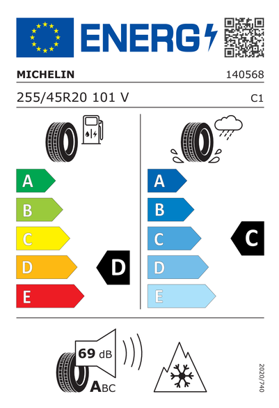 Audi Q5 Sportback Aluradsatz – Winter 255/45 R20 101V (AO) – 80A601025L