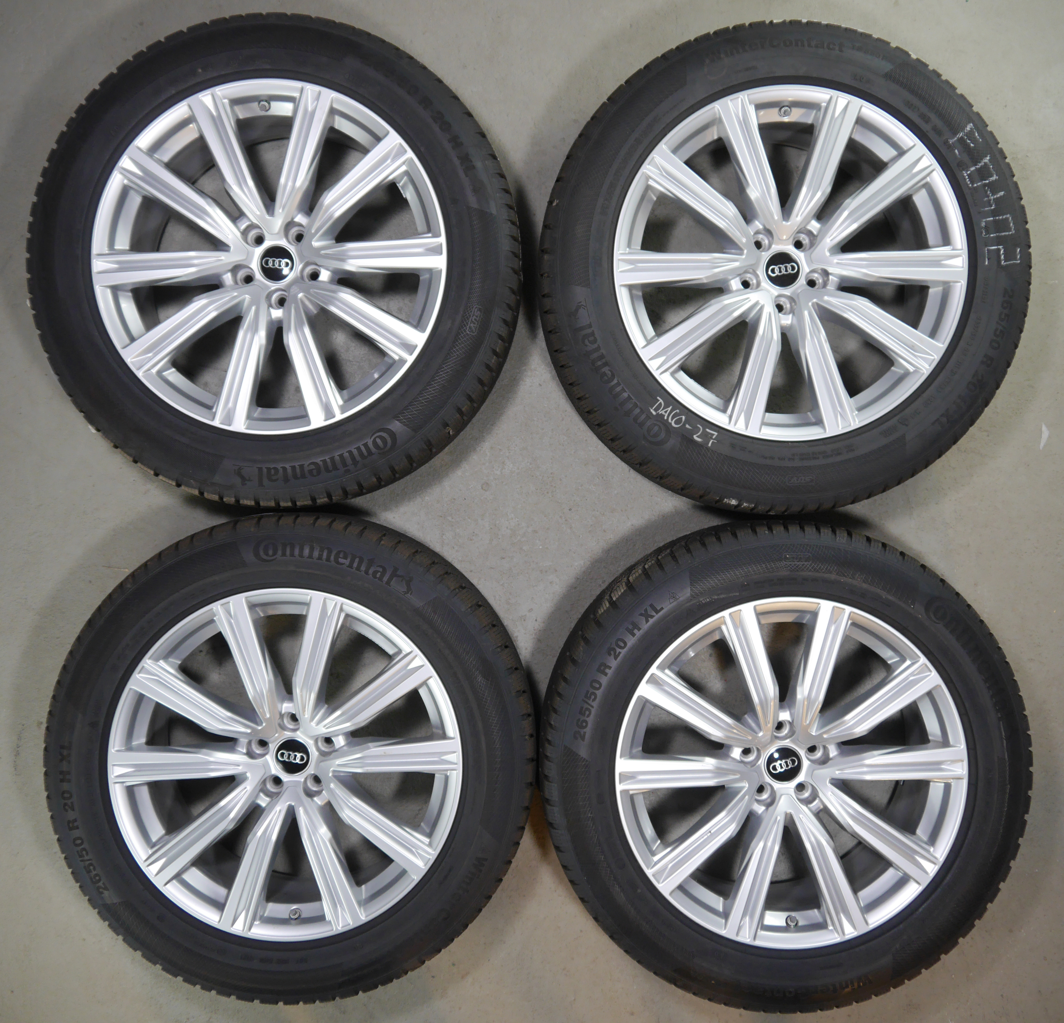 20403KPLO Audi Q8/SQ8 Aluradsatz – Winter 265/50 R20 111H (AO) – 4M0601025T (RDKS)