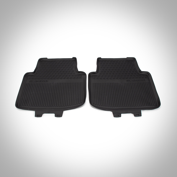 Skoda_Allwetterfussmatte_Superb_3V0061551yjFI733vOeM3m ŠKODA Allwetterfußmatten Set - ŠKODA SUPERB III - hinten
