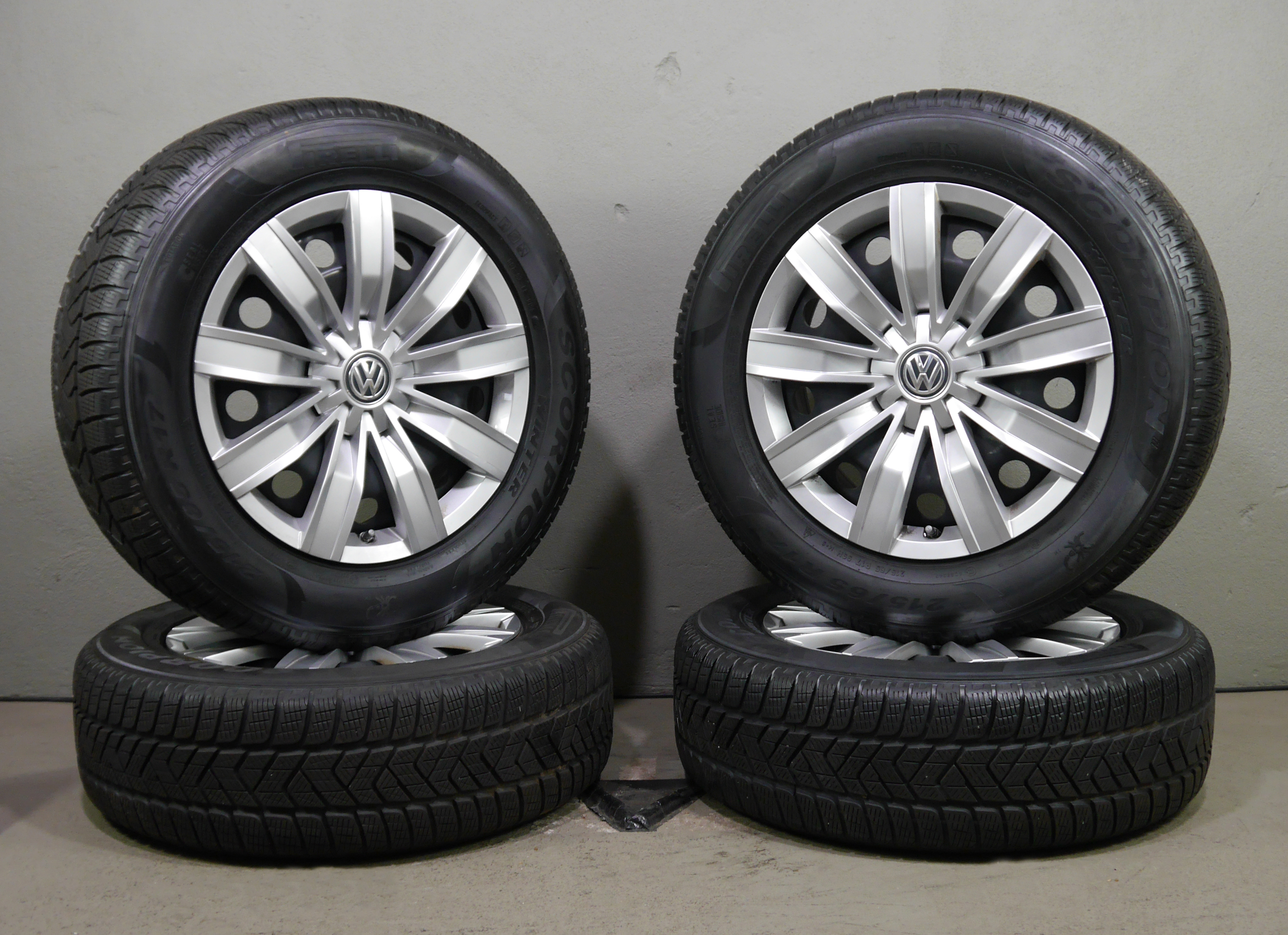 VW Tiguan Stahlradsatz – Winter 215/65 R17 99H – 5QF601027J/K SEAL RDKS 