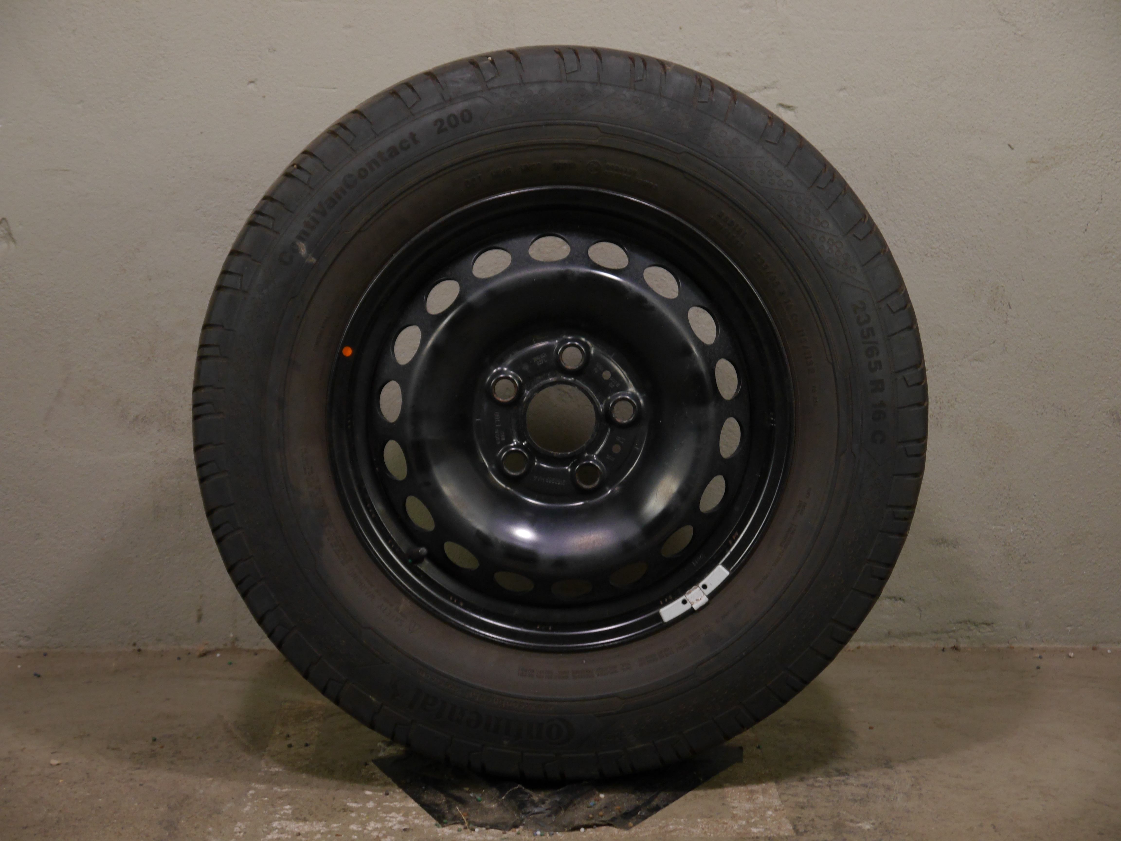 VW Crafter (SX) Stahlradsatz – Sommer 235/65 R16 115/113R - 2N0601027L