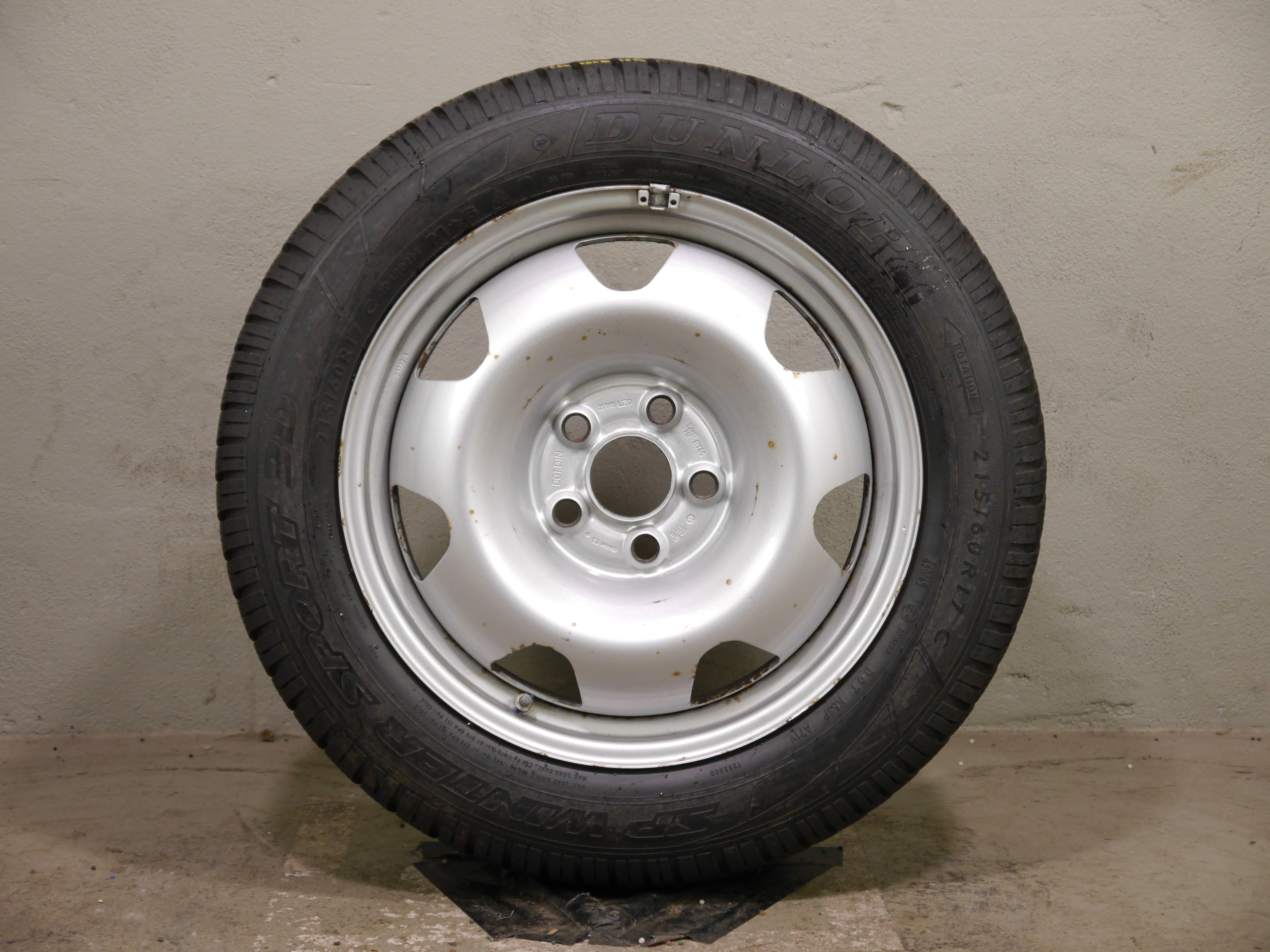 VW T6.1 California Stahlradsatz – Winter 215/60 R17 104/102H - 7E0601027B