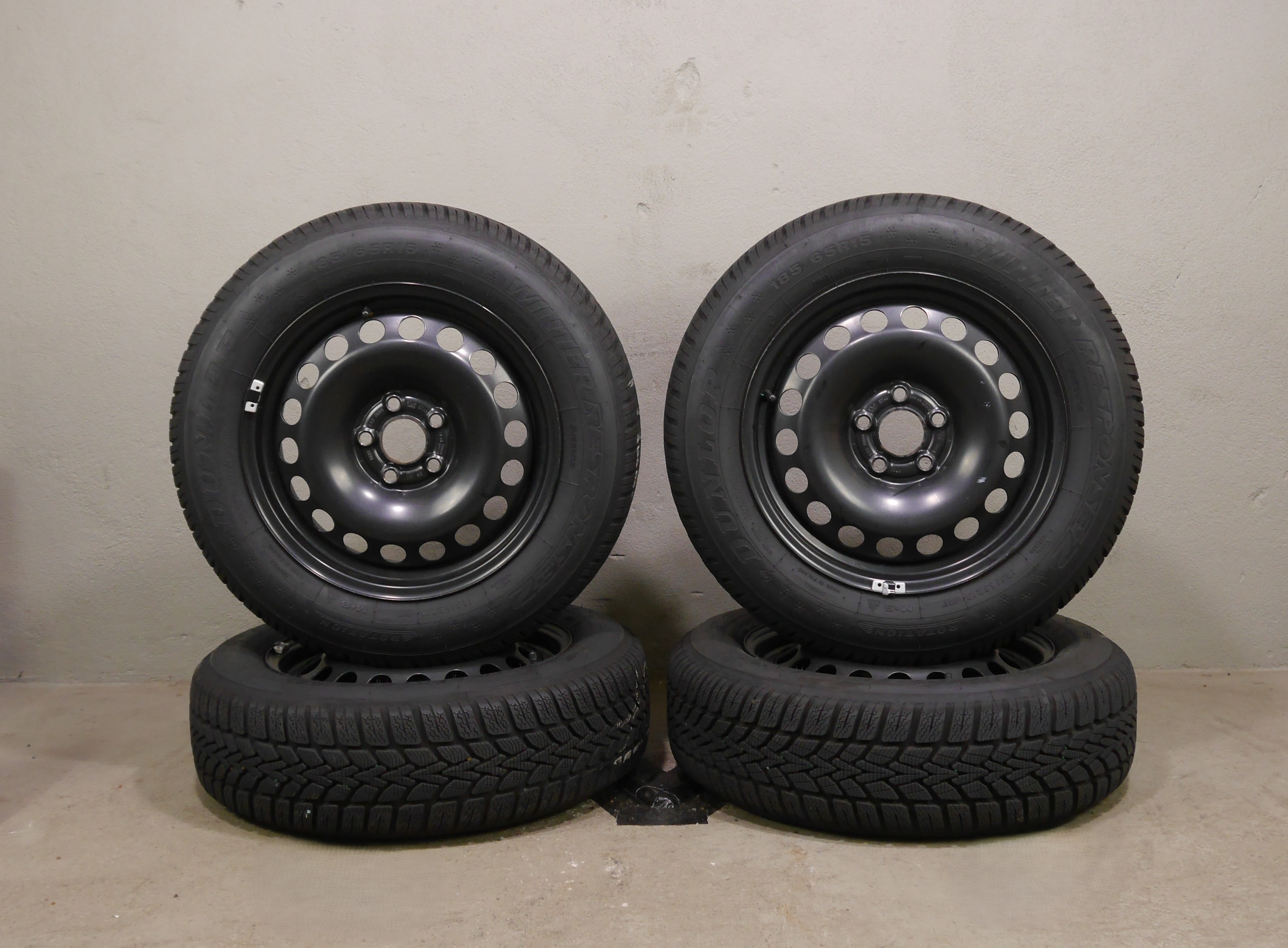 VW Polo AW Audi A1 Skoda Fabia – Stahlradsatz Winter 185/65 R15 88T – 2Q0601027AG/AH