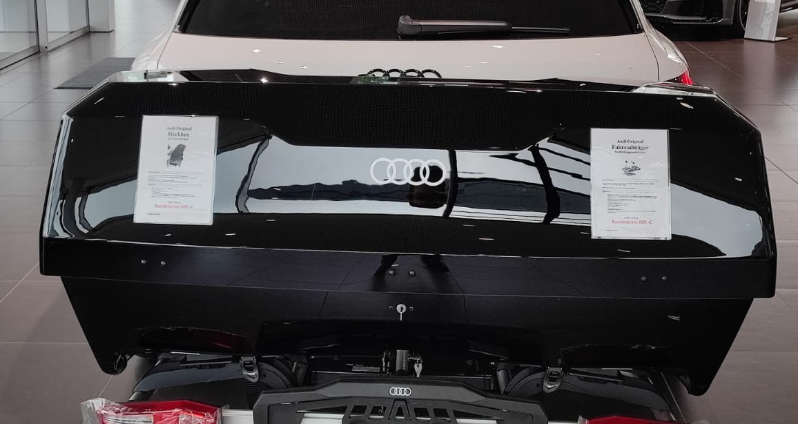 Original Audi Heckbox - zusätzlicher Stauraum für das Reisegepäck
