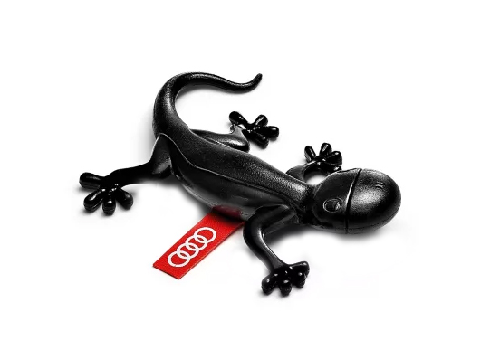Original Audi Desig Duftspender  Duftgecko Schwarz Duft würzig 000087009D